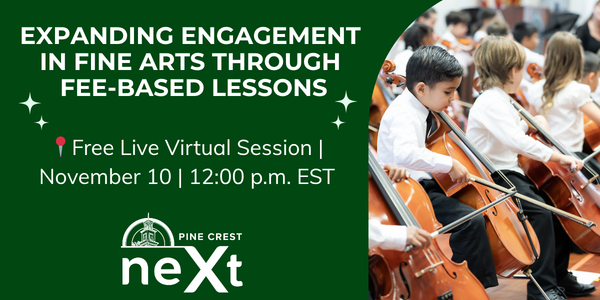 Expanding Engagement in Fine Arts Through Fee-Based Lessons